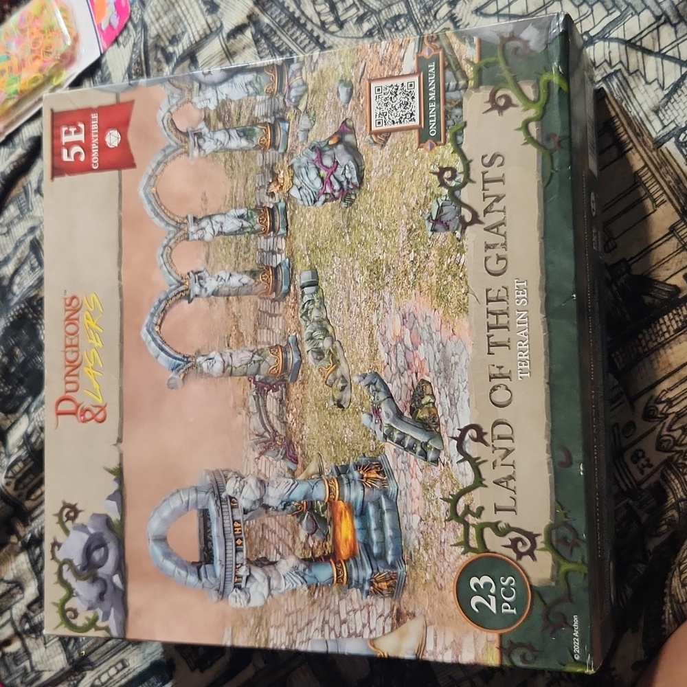 Dungeons & Lasers Terrain set NIB